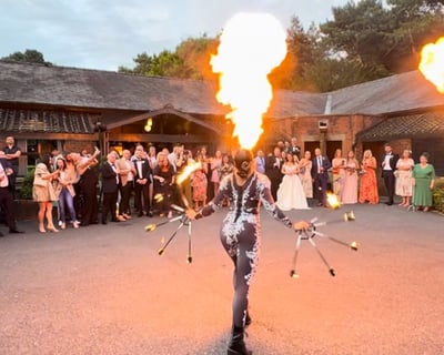 Fire Show with Breathing