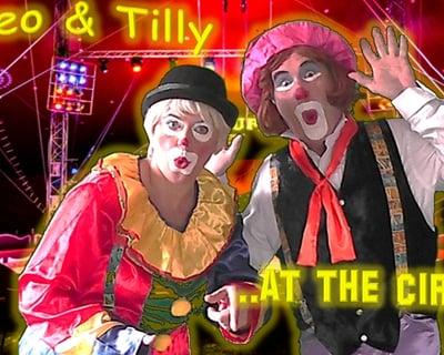Dromeo & Tilly Circus Parties Text.png