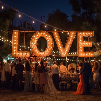 Light Up Letters in Devonside