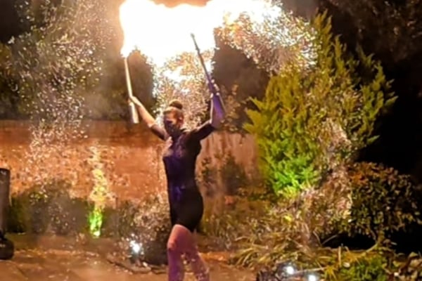 Fire Knights Circus, Fire acts or show.