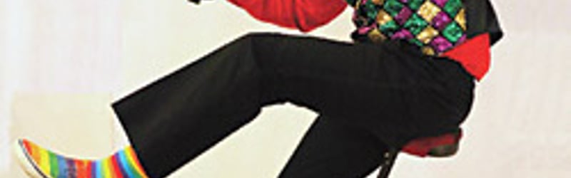 Unicycle in Coldstream