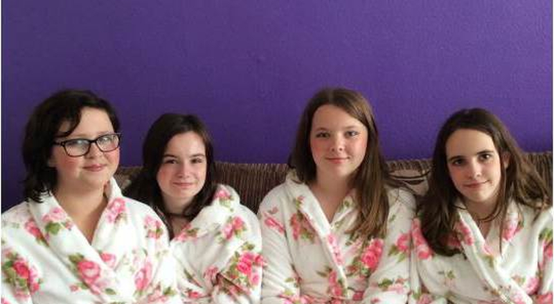 Children's Spa Party in Lynton