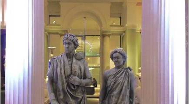 Human Statues in Westerham