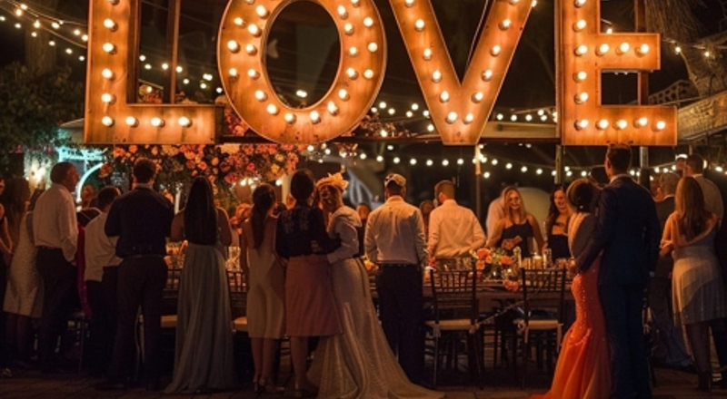 Light Up Letters in Devonside