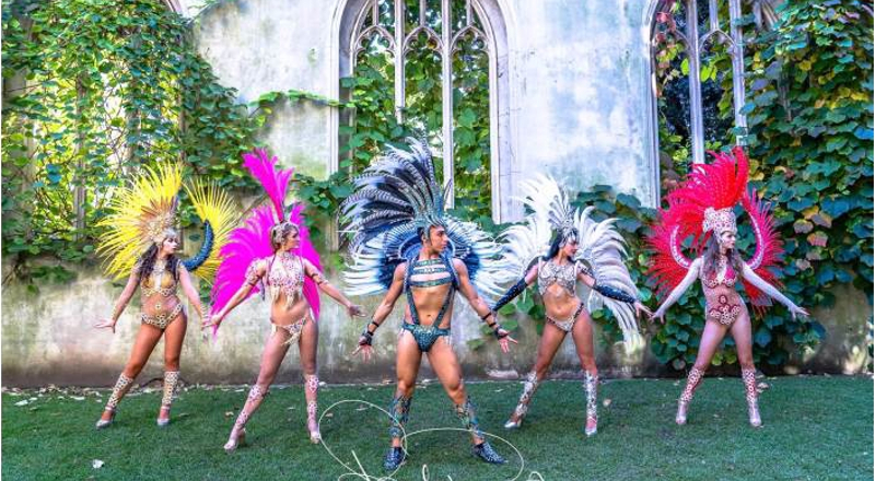 Samba Dancers in Shetland