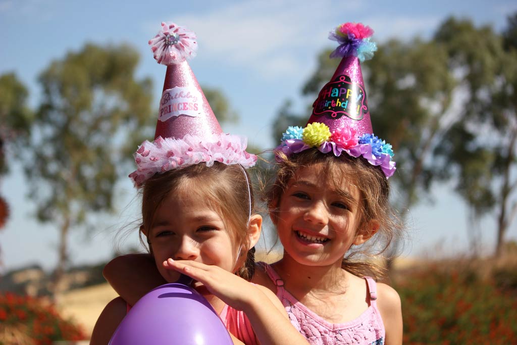 Happy children at a party